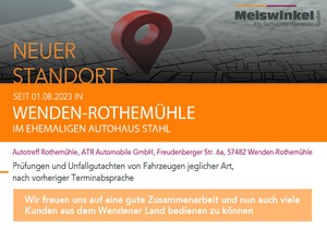 Neuer Standort Wenden-Rothemühle